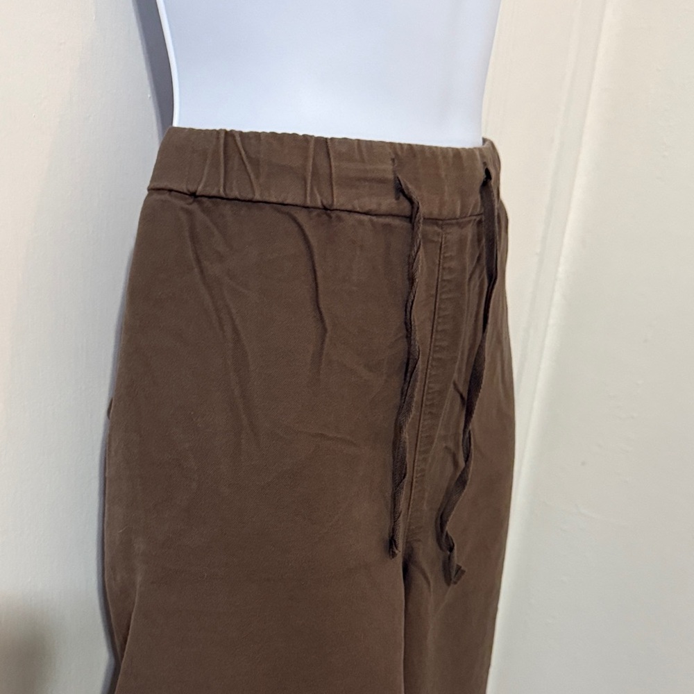 Eileen Fisher Olive Wide Leg Pants - Picture 4 of 16